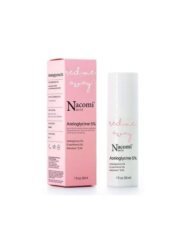 Nacomi Next Level Face Serum for capillary skin Azelogline 5 % 30 ml