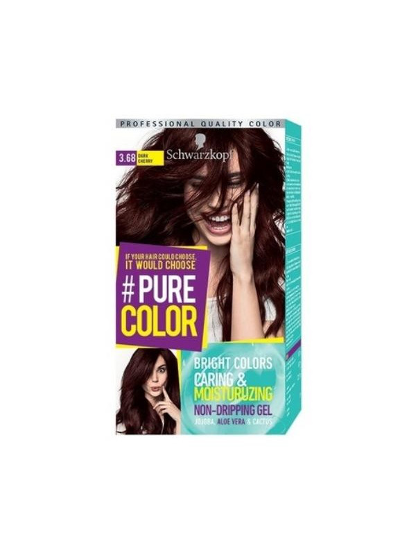 Schwarzkopf Pure Color Haarverf /3.68/ Dark Cherry