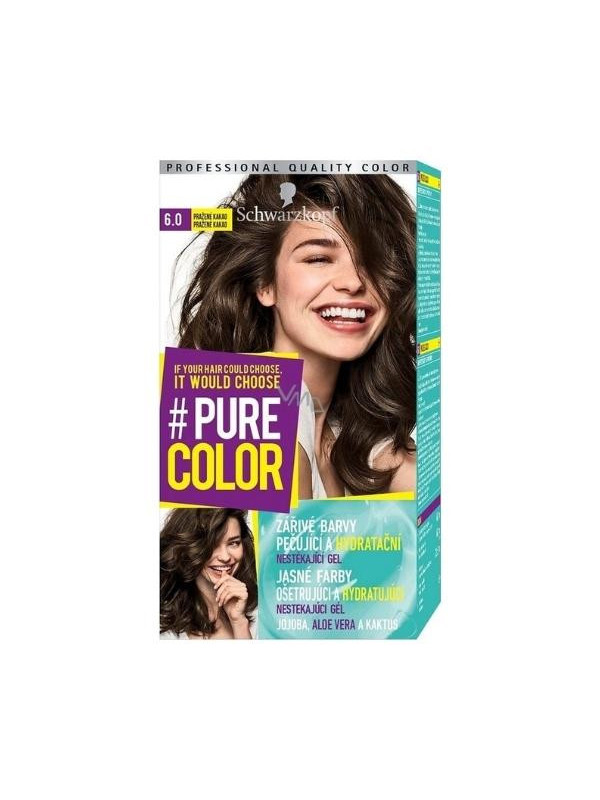 Schwarzkopf Pure Color Haarverf /6.0/ Geroosterde Cacao