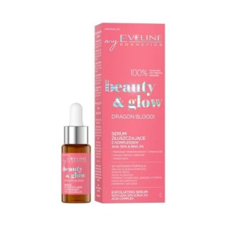 Eveline Beauty & Glow Dragon Blood! Exfoliating Serum with AHA 30% & BHA 2% complex 18 ml