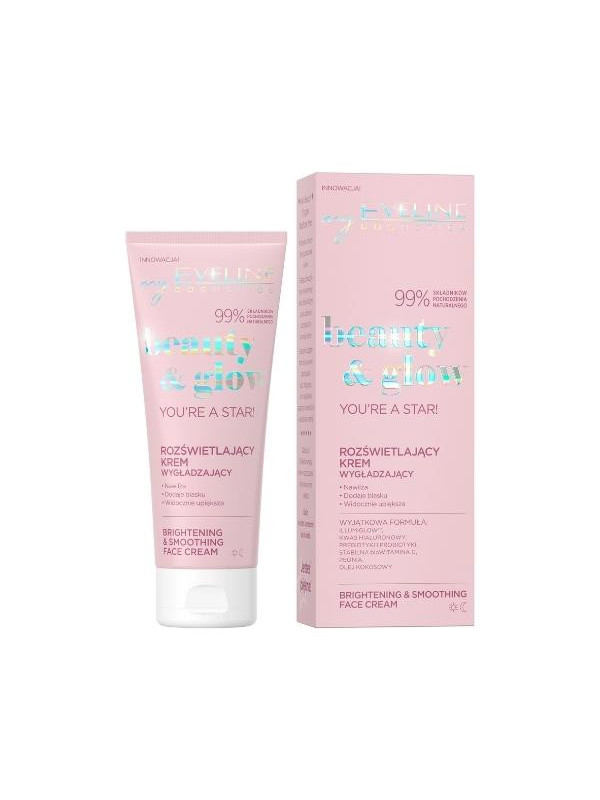 Eveline Beauty & Glow You're a Star! illuminating smoothing face cream 50 ml