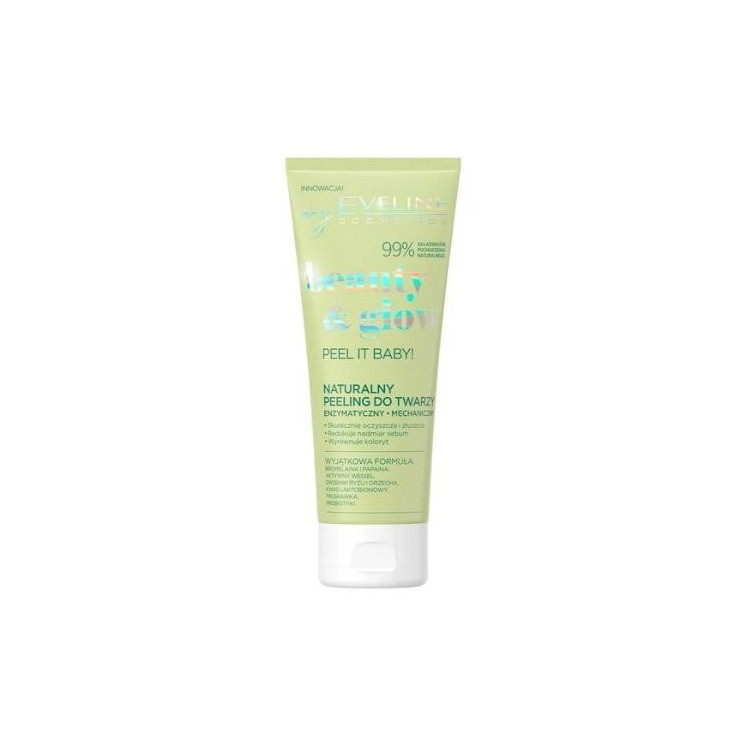 Eveline Beauty & Glow Peel it Baby! natural Enzymatic and mechanical face Peeling 75 ml