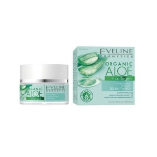 Eveline Organic Aloe Moisturizing and Mattifying Face Cream-Gel 50 ml