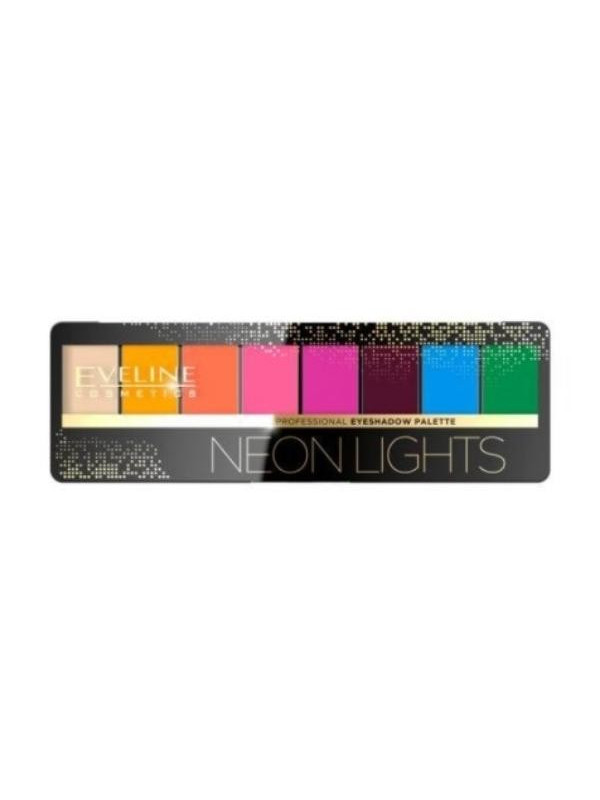 Eveline Eye shadows 8 colors Neon Lights