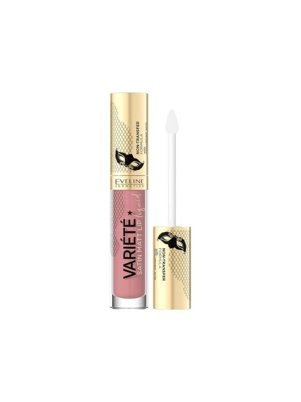 Eveline Variete Satin Vloeibare lippenstift met hyaluronzuur /02/ Raspberry Cream 4,5 ml