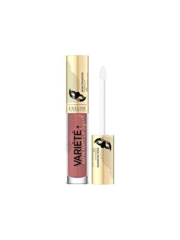 Eveline Variete Satin Liquid lipstick with hyaluronic acid /04/ Toffee 4,5 ml