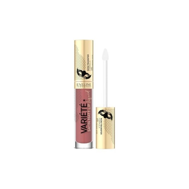 Eveline Variete Satin Vloeibare lippenstift met hyaluronzuur /04/ Toffee 4,5 ml