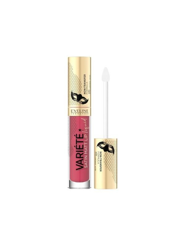 Eveline Variete Satin Liquid lipstick with hyaluronic acid /06/ Strawberry Cocktail 4,5 ml