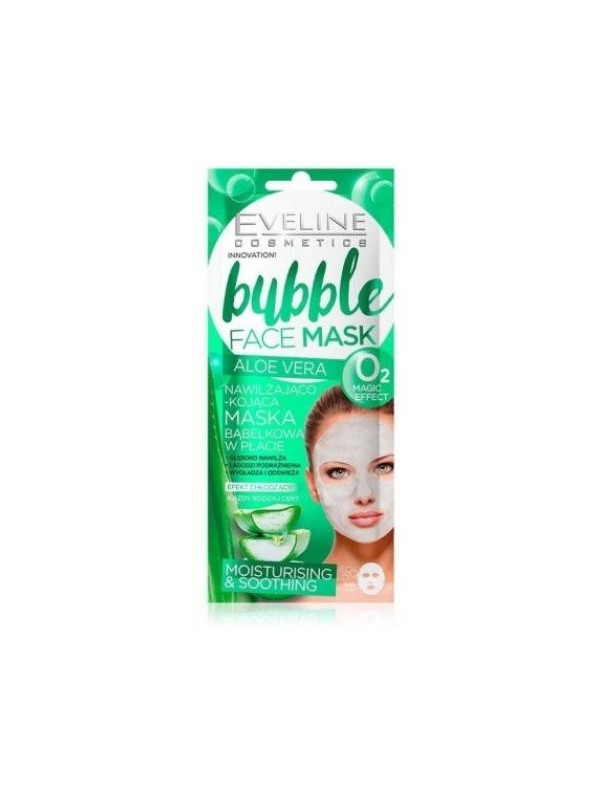 Eveline Bubble moisturizing sheet mask Aloe 7 ml ( 30-08-2023 )