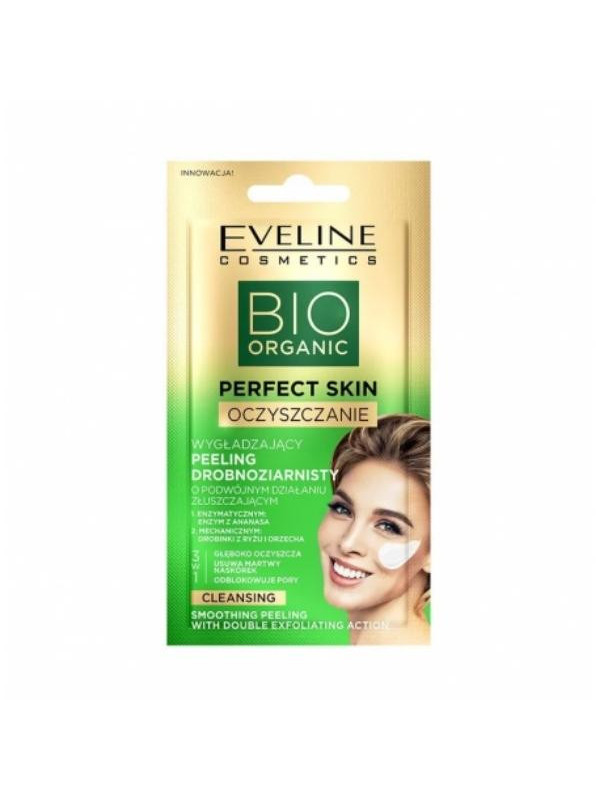 Eveline Bio Organic Perfect Skin smoothing Fine-grained Peeling with a double exfoliating effect 8 ml