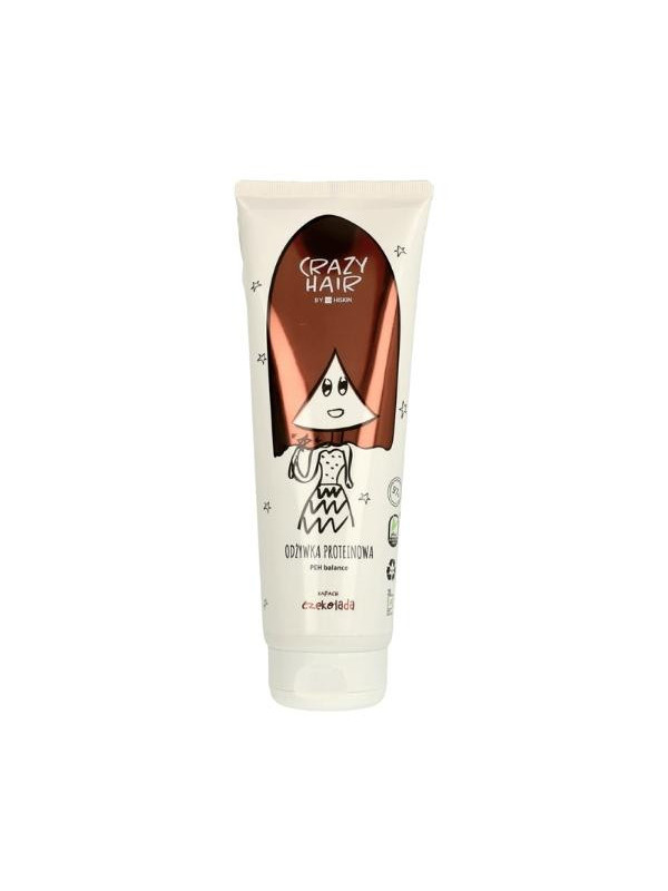 HiSkin Crazy Hair Protein haarconditioner met de geur van Chocolade 250 ml