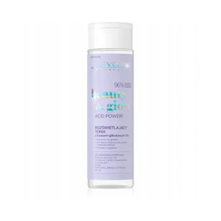 Eveline Beauty & Glow Acid Power ! Verhelderende toner met 5 % glycolzuur 200 ml