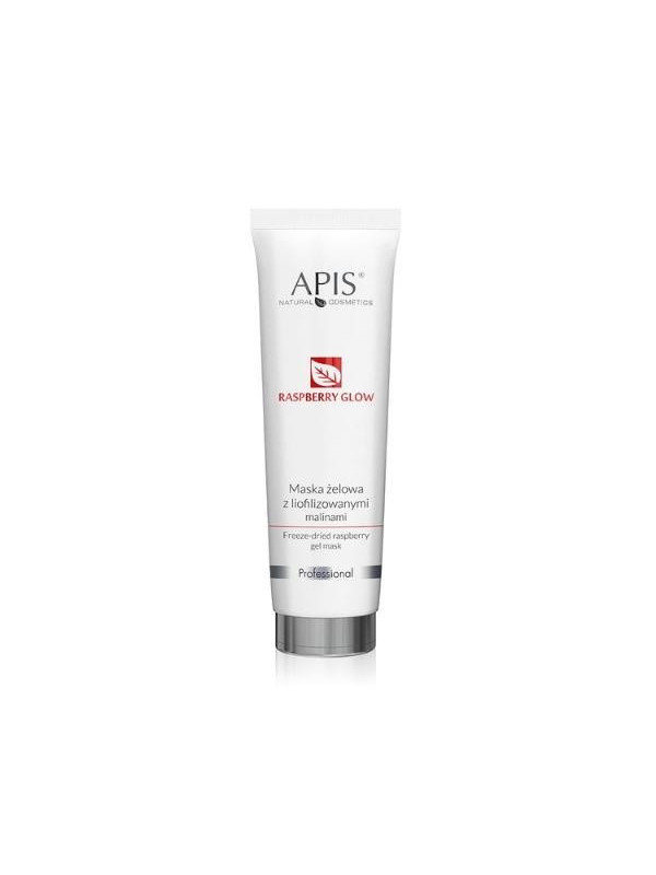 Apis Raspberry Glow Gel masker met gevriesdroogde frambozen 100 ml