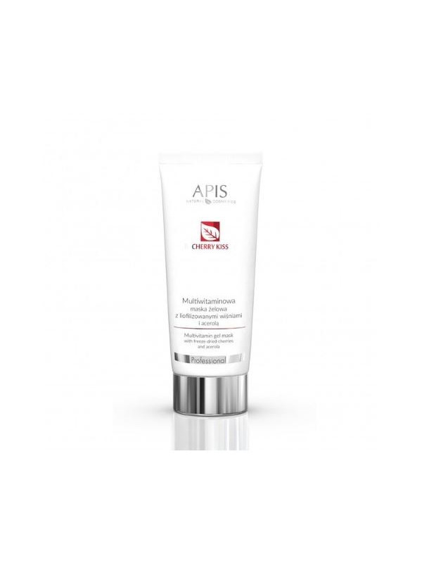 Apis Cherry Kiss multivitamine gelmasker met gevriesdroogde kersen en acerola 200 ml