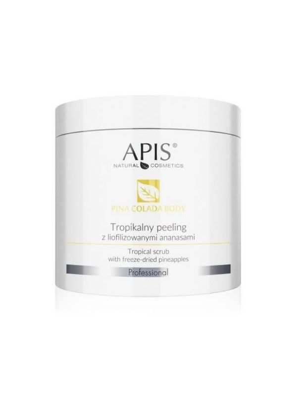 Apis Pina Colada Tropical Body Peeling with freeze-dried pineapples 650 g