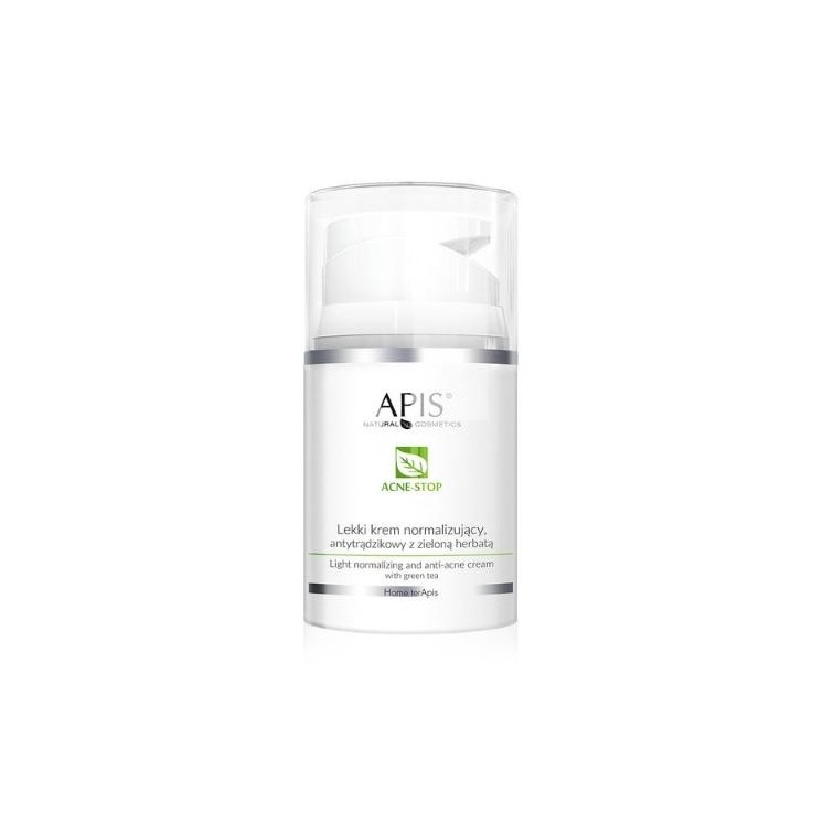 Apis Acne Stop Light Normaliserende Anti-Acne Gezichtscrème met Groene Thee 50 ml