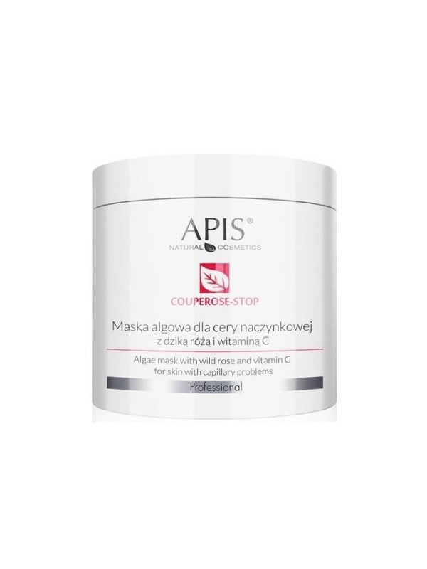 Apis Couperose- Stop Algae mask for couperose skin with dzik rose and Vitamin C 200 g