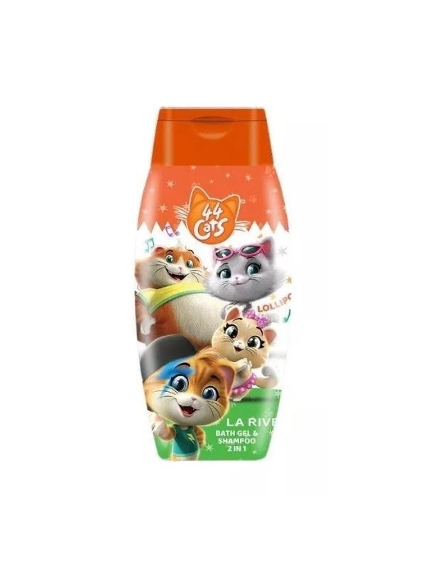 44 Cats 2in1 Shampoo en wasgel voor kinderen 250 ml