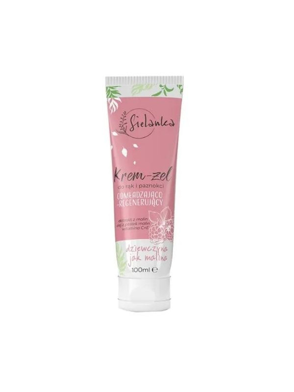 Sielanka Cream-gel for hands and nails rejuvenating and regenerating A girl like a raspberry 100 ml