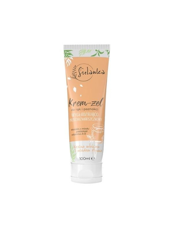 Sielanka Cream-gel for hands and nails smoothing and anti-wrinkle Land of milk and honey 100 ml