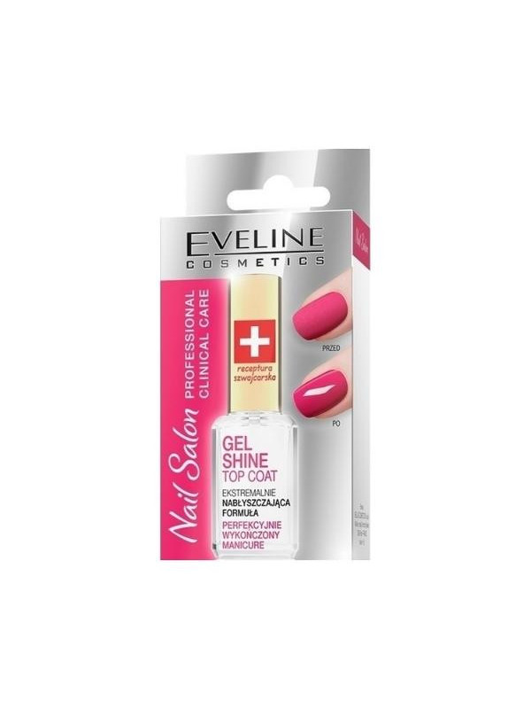 Eveline Nail Salon Gel Shine Top Coat extreem glanzende Nagelconditioner 12 ml