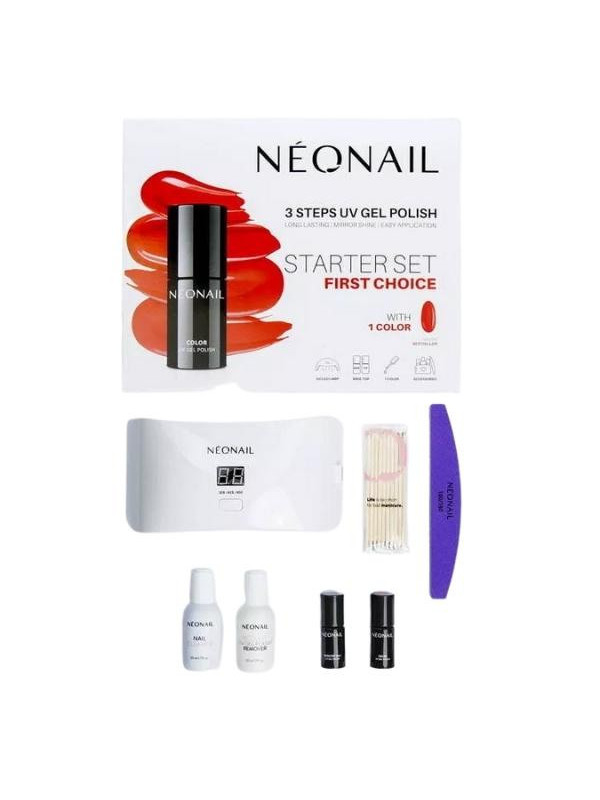 NeoNail Starter SET FIRST CHOICE set voor hybriden voor beginners