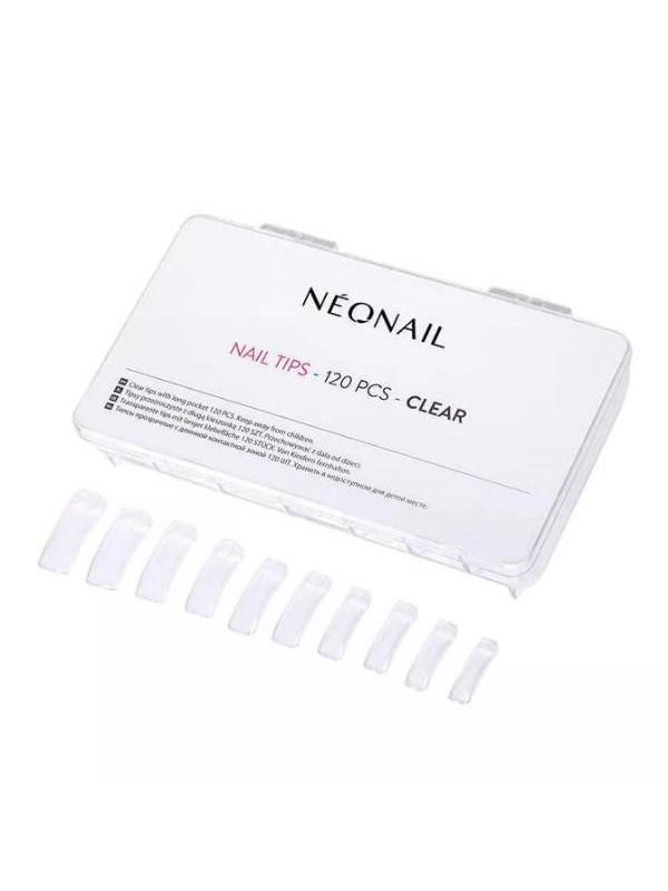 NeoNail Natural tips 120 pcs with a long pocket, perfect for you