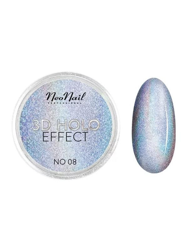 NeoNail 3D Holo Effect /08/ White Silver 2 g