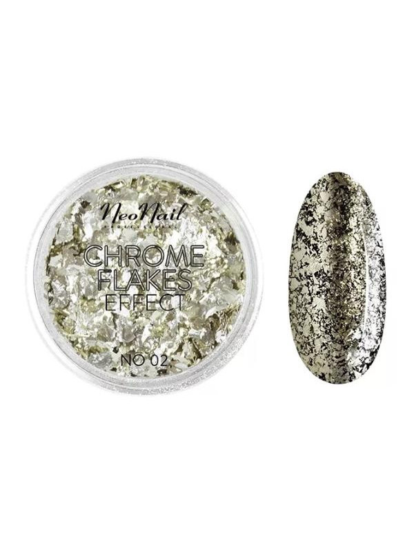 NeoNail Chrome Flakes Efect /02/ 0,5 g