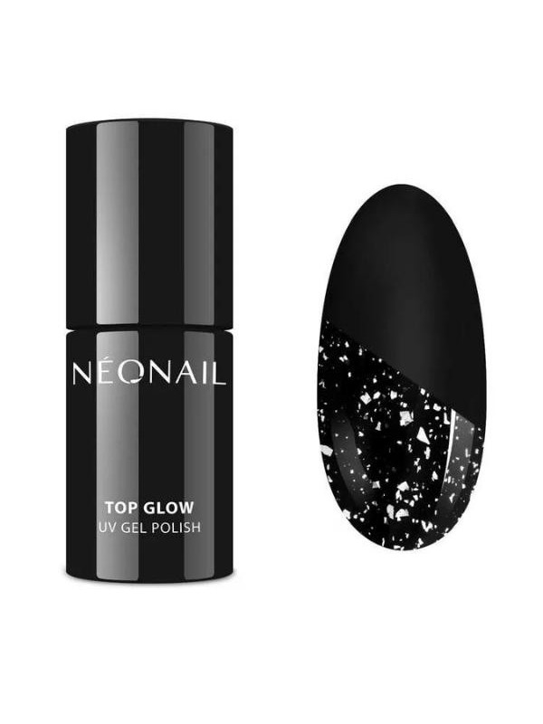 NeoNail Hybrid Top Glow Silver Flakes 7.2 ml