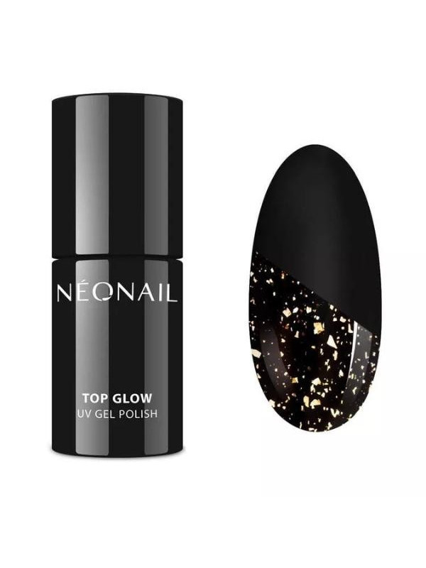 NeoNail Hybrid Top Glow Gold Flakes 7,2 ml