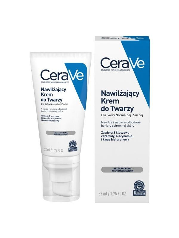 Cerave hydraterende gezichtscrème voor de normale tot droge huid 52 ml