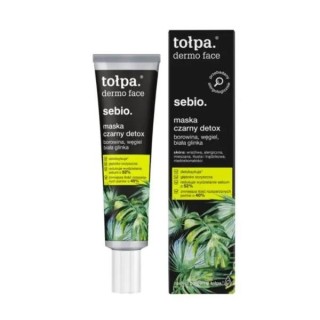 Tołpa Dermo Face Sebio. Face mask Black Detox 40 ml