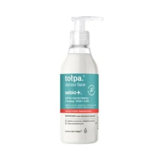 Tołpa Dermo Face Sebio+. Face wash gel with 2 acids: AHA + LHA