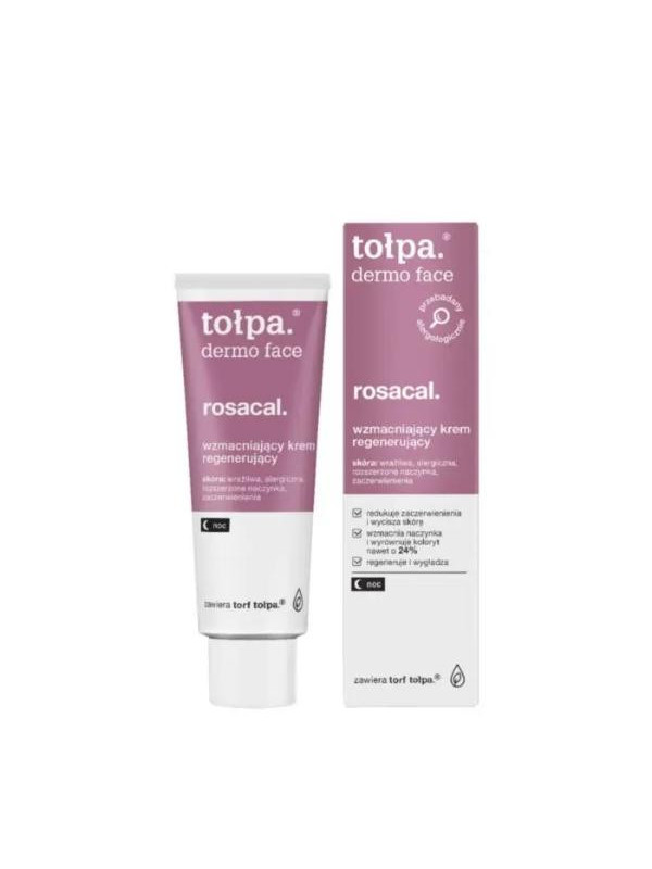 Tołpa Dermo Face Rosacal. strengthening Night regenerating face cream