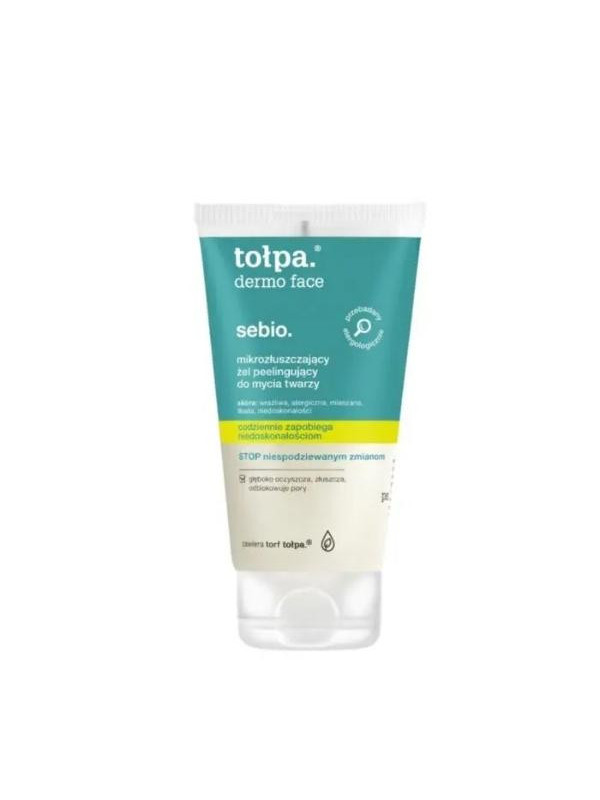 Tołpa Face Sebio. micro-exfoliërende peeling gel voor het gezicht