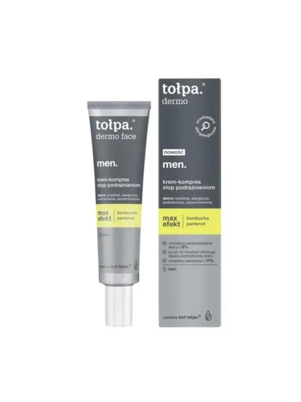 Tołpa Dermo Men Max Effect Face cream-compress Stop irritation