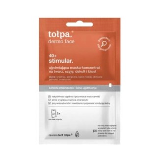 Tołpa Dermo Face 40+ Stimular. verstevigend masker-concentraat voor gezicht, hals, decolleté en buste 2x6 ml