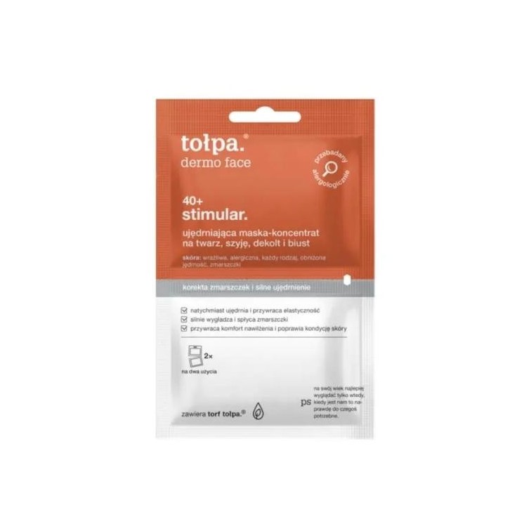 Tołpa Dermo Face 40+ Stimular. firming mask-concentrate for the face, neck, neckline and bust 2x6 ml