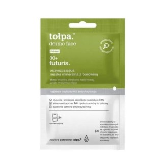 Tołpa Dermo Face 30+ Futuris. cleansing mineral mask with mud 2x6 ml