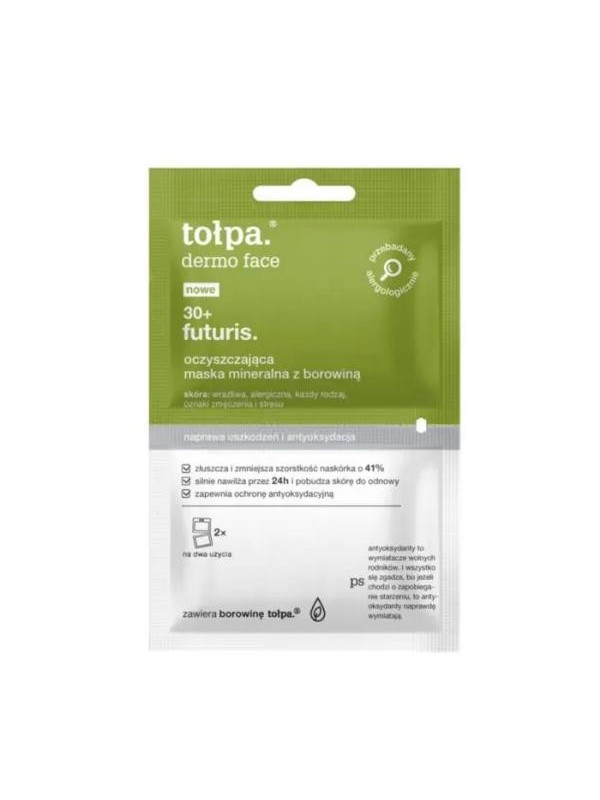 Tołpa Dermo Face 30+ Futuris. cleansing mineral mask with mud 2x6 ml