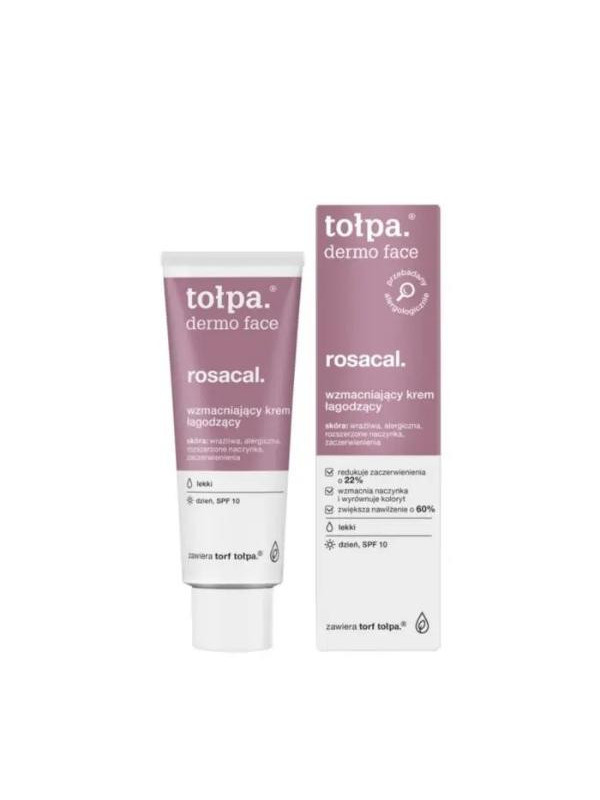 Tołpa Dermo Rosacal. Soothing face cream for the day SPF10