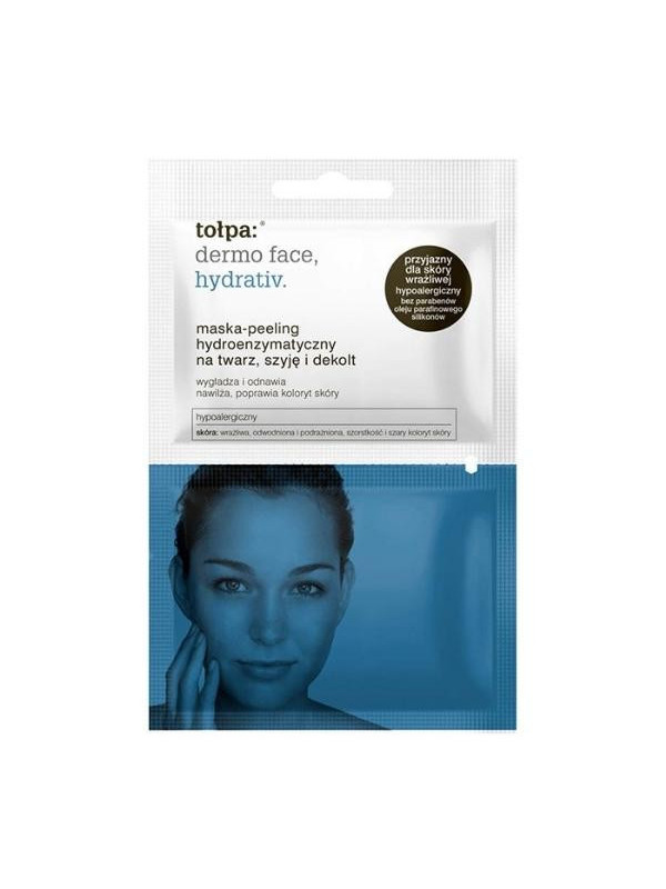 Tołpa Dermo Face Mask - hydro-enzymatische peeling voor gezicht, hals en decolleté