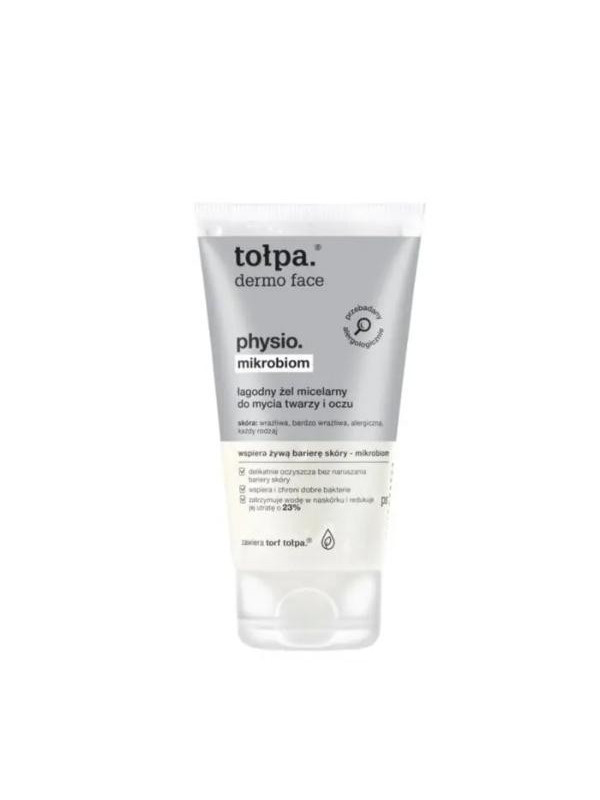 Tołpa Dermo Face Physio. Mild microbioom Micellaire gel voor het wassen van gezicht en ogen 150 ml