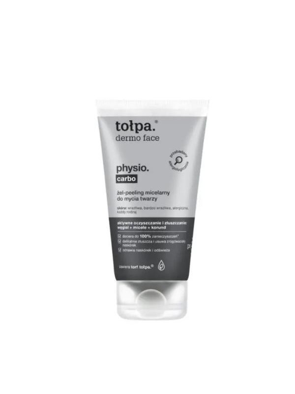 Tołpa Dermo Face PhysioCarbo Gel-micellar peeling for washing the face and eyes