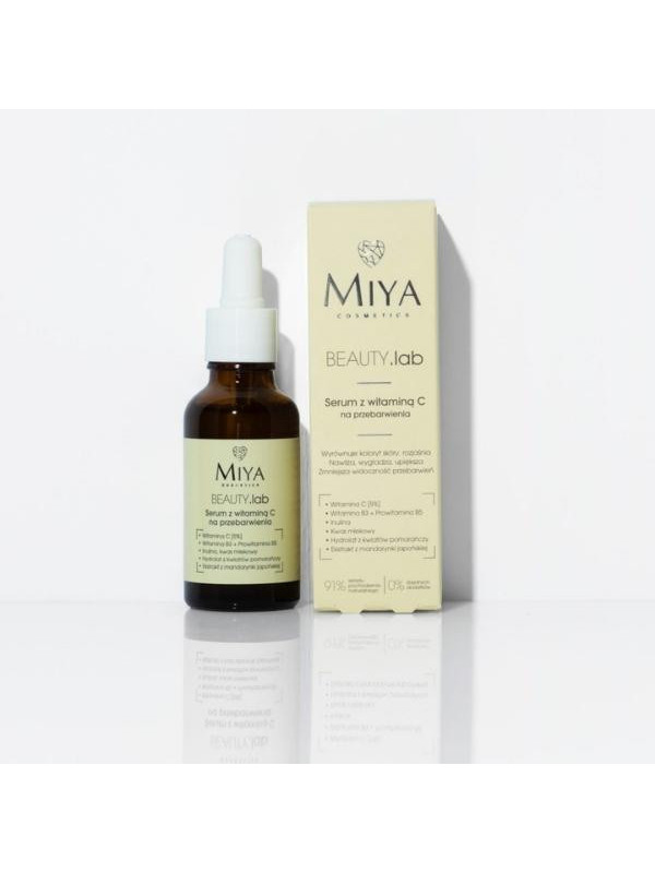 Miya Cosmetics BEAUTY .lab Serum met vitamine C tegen verkleuring 30 ml