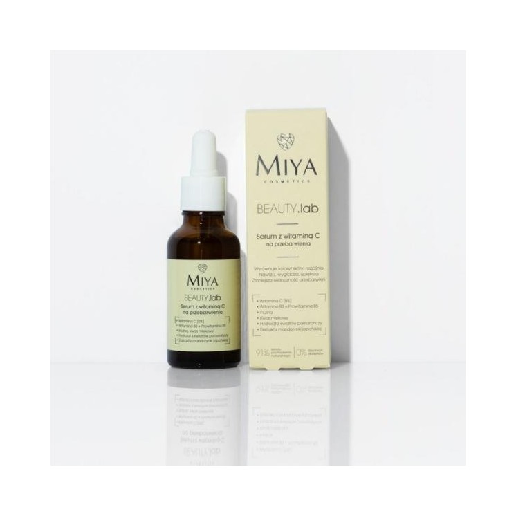 Miya Cosmetics BEAUTY .lab Serum met vitamine C tegen verkleuring 30 ml