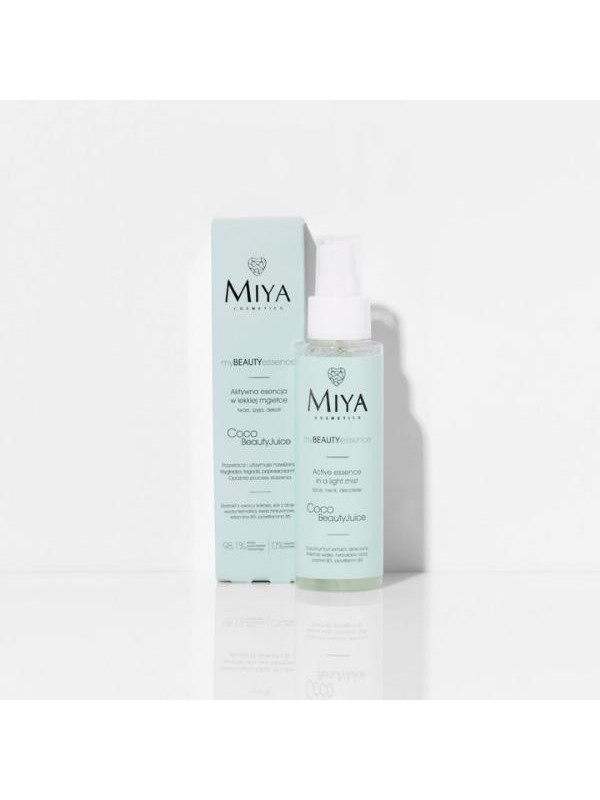 Miya Cosmetics myBEAUTYessence active Essence in a light Coco mist