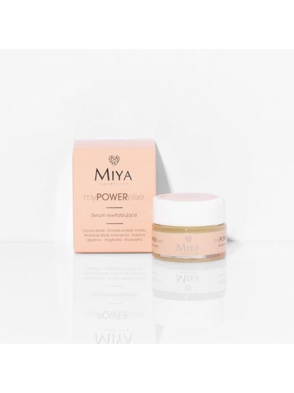 Miya Cosmetics myPOWERelixir natuurlijk revitaliserend Serum 15 ml