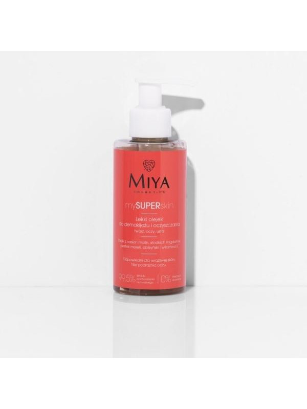 Miya Cosmetics mySUPERskin light Oil voor het verwijderen van make-up en reiniging